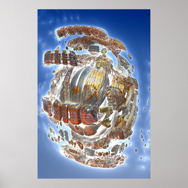 Zerstörung von Räumen Poster (Vorne)