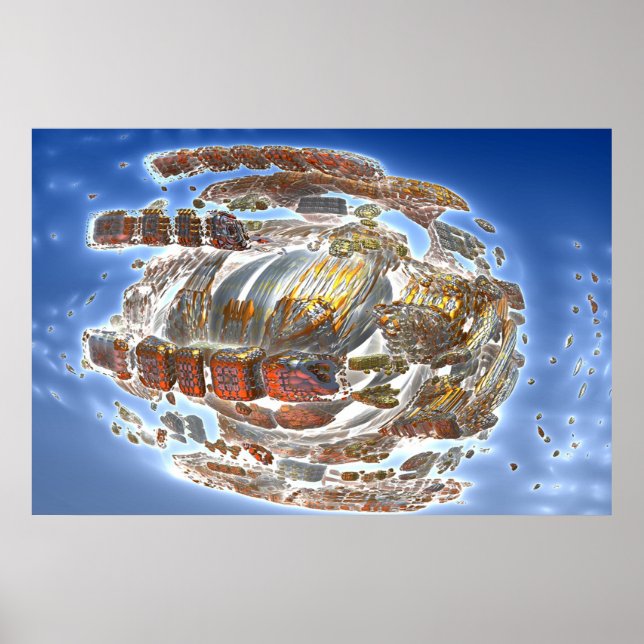 Zerstörung von Räumen Poster (Vorne)