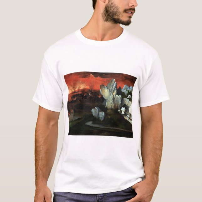 Zerstörung von Sodom und Gomorrah - Joachim Patine T-Shirt (Vorderseite)