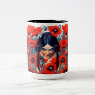 Zerstörung Zweifarbige Tasse