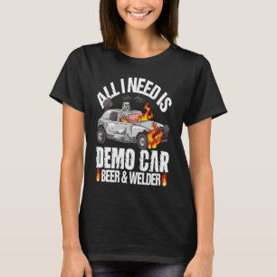 Zerstörungsderby-Autos Angebot für eine Demo-Derby T-Shirt