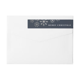 Zerstreute Schneeverpackung um