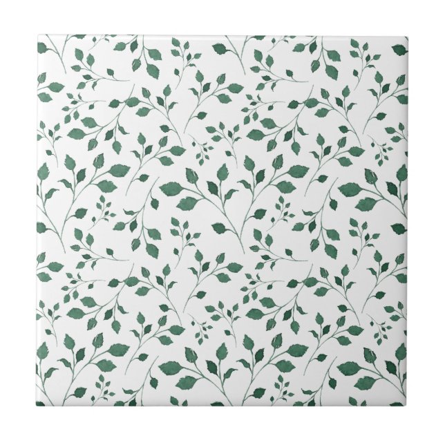 Zerstreutes Aquarell-nahtloses mit Blumenmuster Fliese (Vorderseite)