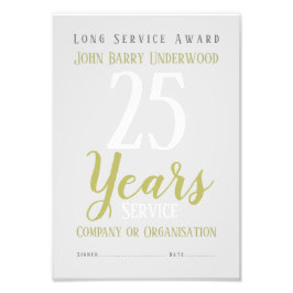 Zertifikat für den langfristigen Service Fotodruck