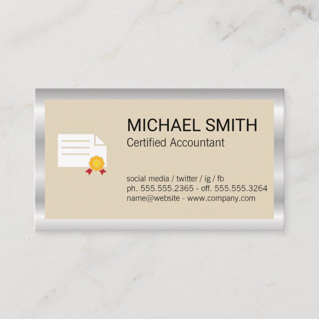 Zertifikat | Metallgrenze