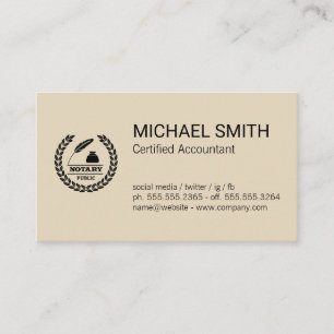 Zertifikat   Öffentliches Notar-Logo