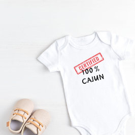 Zertifizierte 100% Cajun Baby Strampler