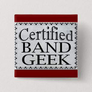 Zertifizierte Band Geek Button