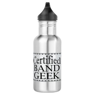Zertifizierte Band Geek Edelstahlflasche