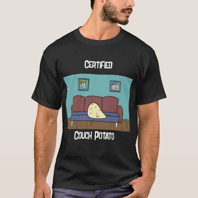 Zertifizierte Couch Potato T-Shirt (Vorderseite)