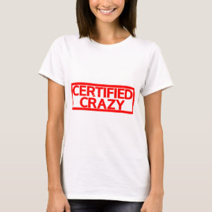 Zertifizierte Crazy-Briefmarke T-Shirt