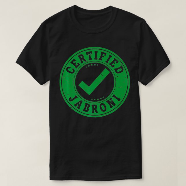 Zertifizierte Jabroni Funny Checkmark Premium  T-Shirt (Design vorne)