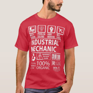 Zertifizierte Job-Gif für industrielle Mechanik T-Shirt