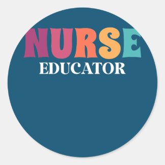 Zertifizierte Krankenpflegerin CNE Nursing School Runder Aufkleber