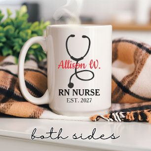 Zertifizierte Krankenschwester Abschluss Individue Kaffeetasse