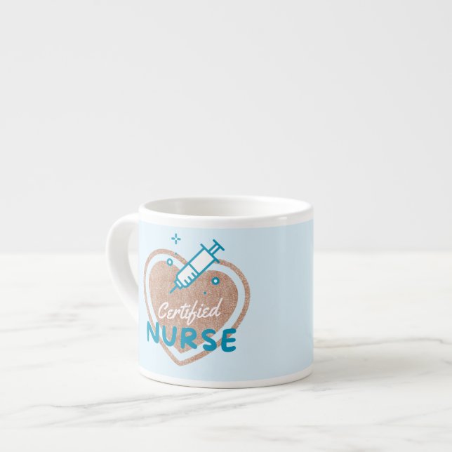 Zertifizierte Krankenversicherung Espressotasse (Vorderseite Links)
