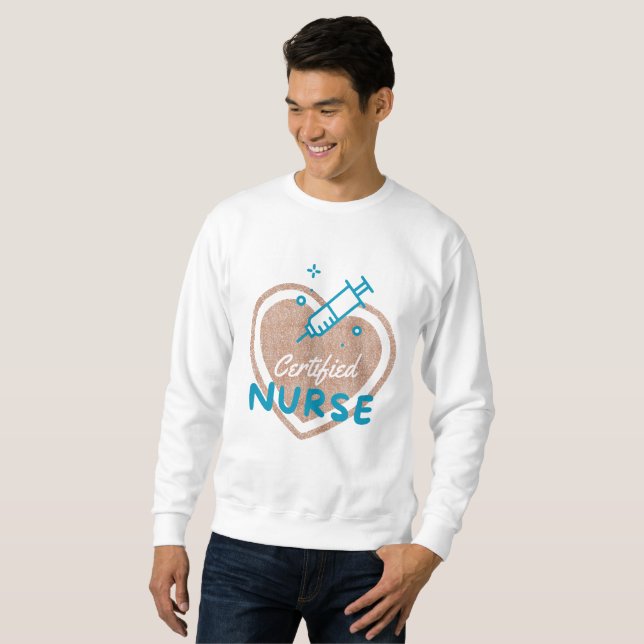 Zertifizierte Krankenversicherung Sweatshirt (Vorne ganz)