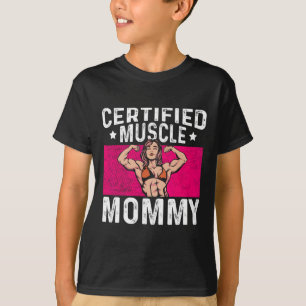 Zertifizierte Muskel-Mami Bodybuilder Muttertags-G T-Shirt