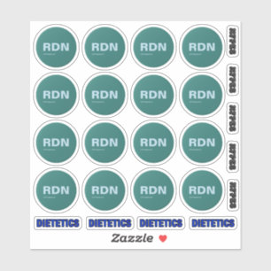 Zertifizierte RDN 16 runde Aufkleber