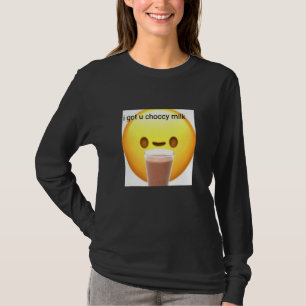 Zertifizierte Schokolade Choccy Milk Enjoyer Meme  T-Shirt