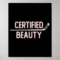 Zertifizierte Schönheit Lustiger Eishockey-Slang W