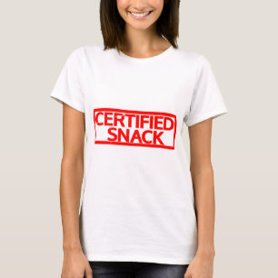 Zertifizierte Snack-Briefmarke T-Shirt