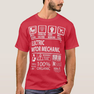 Zertifizierte Stelle für den Elektromotormechanism T-Shirt