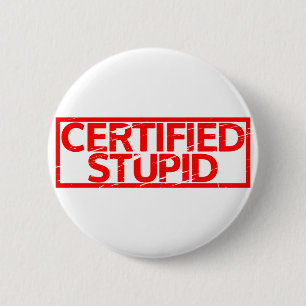 Zertifizierte STUDIE-Briefmarke Button