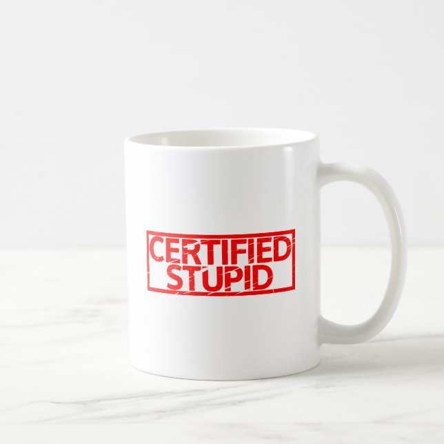 Zertifizierte STUDIE-Briefmarke Kaffeetasse (Rechts)