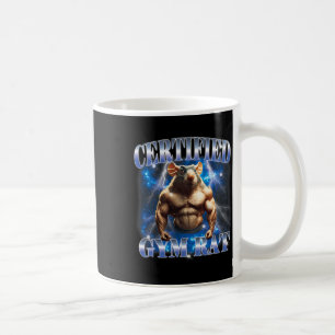 Zertifizierte Turnhallaatte Meme Fitness Bodybuild Kaffeetasse