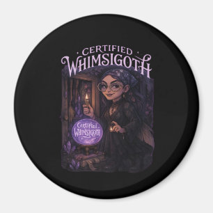Zertifizierte Whimsigoth Hexe Broom Closet Classic Magnet