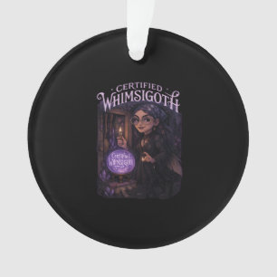 Zertifizierte Whimsigoth Hexe Broom Closet Classic Ornament