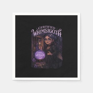 Zertifizierte Whimsigoth Hexe Broom Closet Classic Serviette