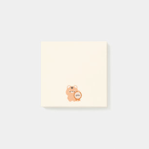 Zertifizierter ausgebrannter Tiger Post-it Klebezettel