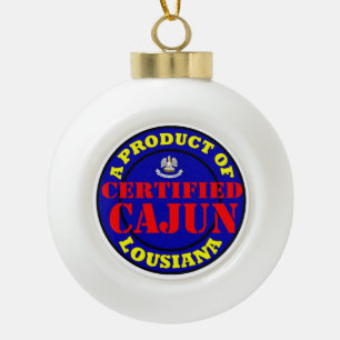 ZERTIFIZIERTER CAJUN KERAMIK Kugel-Ornament