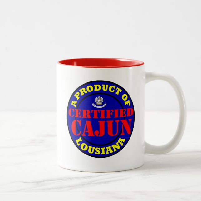 ZERTIFIZIERTER CAJUN ZWEIFARBIGE TASSE (Rechts)
