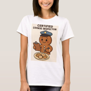 Zertifizierter Cookie-Inspektor Lebkuchenmann T-Shirt