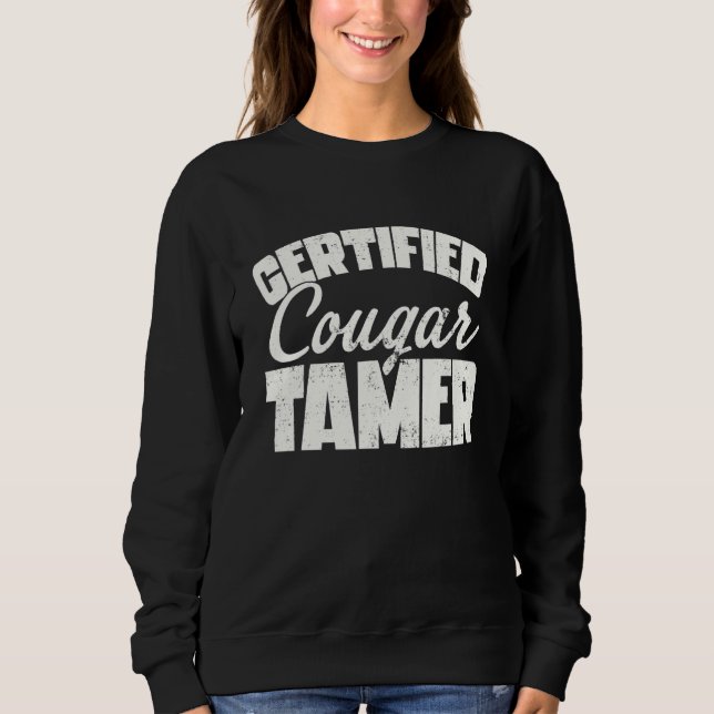 Zertifizierter Cougar-Manipulator Lustig Sweatshirt (Vorderseite)