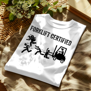 Zertifizierter Funny Gabelstapler: Master of Lift T-Shirt