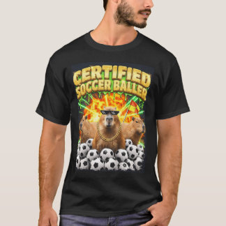 Zertifizierter Fußballspieler Meme Ironisch Cool T-Shirt
