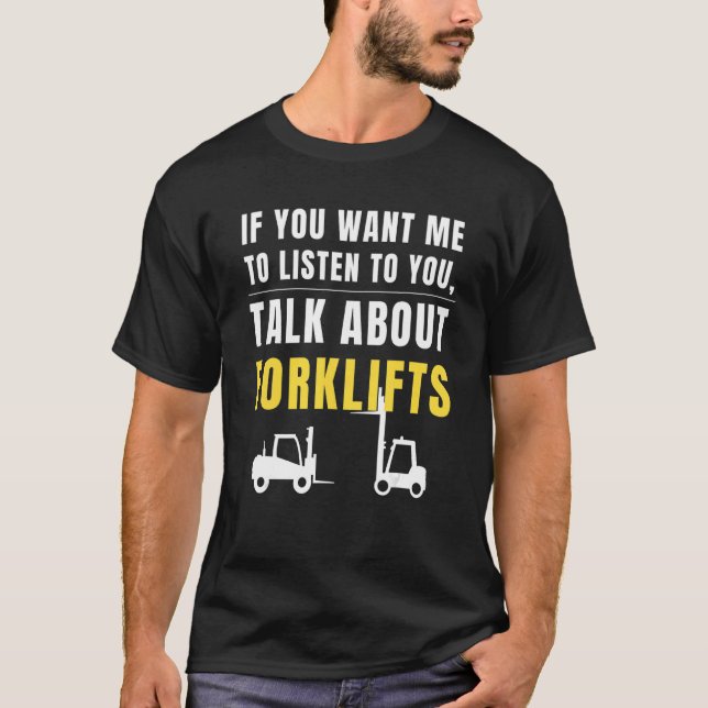Zertifizierter Gabelstaplerfahrer Lager T-Shirt (Vorderseite)