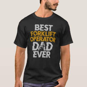 Zertifizierter Gabelstaplerfahrer Vater Vinta T-Shirt