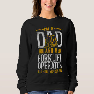 Zertifizierter Gabelstaplerfahrer Vater Vintage Sweatshirt