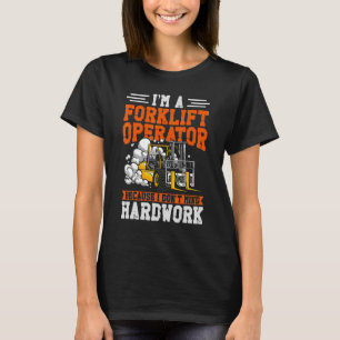 Zertifizierter Gabelstaplerfahrer Vintage Ich Bin T-Shirt