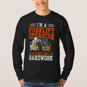 Zertifizierter Gabelstaplerfahrer Vintage Ich Bin T-Shirt
