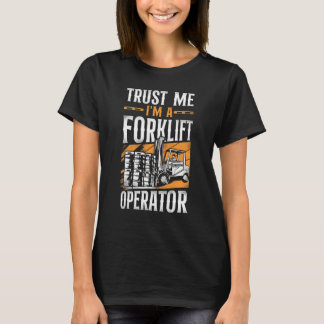 Zertifizierter Gabelstaplerfahrer Vintage Vertrau  T-Shirt
