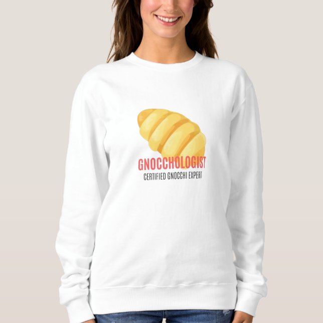 ZERTIFIZIERTER GNOCCHI-EXPERTE SWEATSHIRT (Vorderseite)