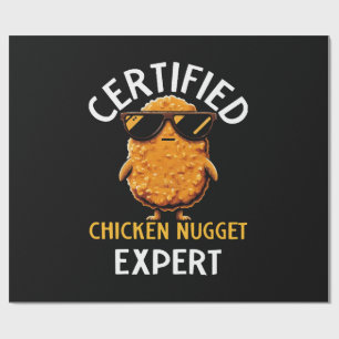 Zertifizierter Hühnchen-Nugget-Experte Geschenkpapier