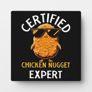 Zertifizierter Hühnernugget-Experte Fotoplatte