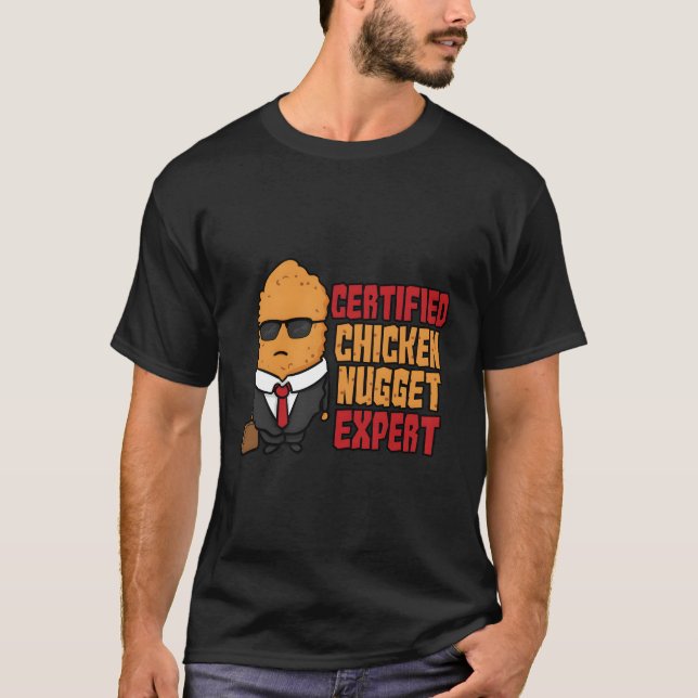 Zertifizierter Hühnernugget-Experte für T-Shirt (Vorderseite)